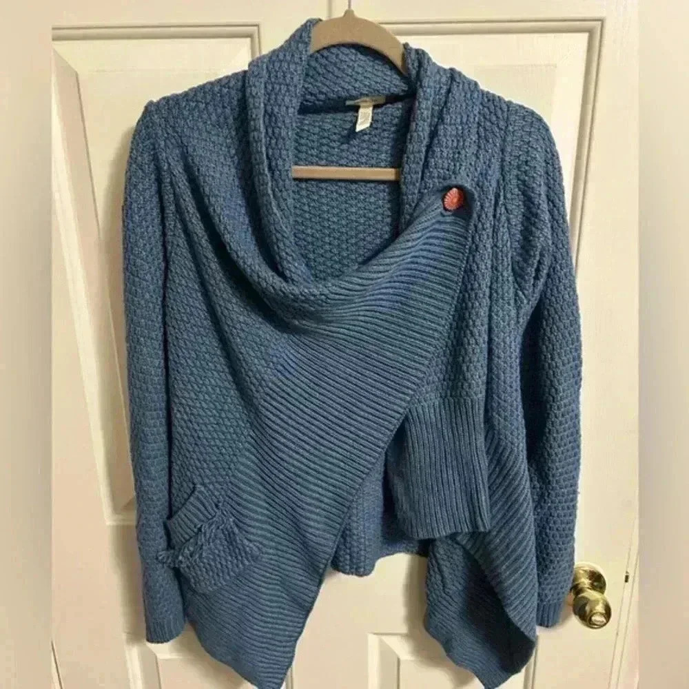 Matilda Jane women's Envision This Wrap Sweater Blue Size XS‎